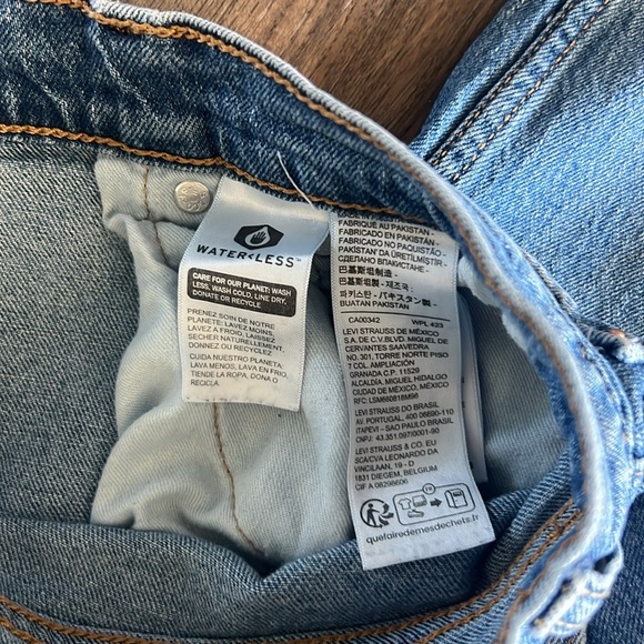 Levi’s 505 Men’s Jeans Blue Denim Size W32 X L32 - Picture 6 of 8